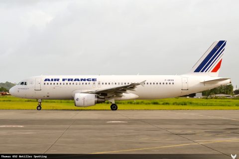 F-GKXQ · Airbus A320, Pointe-à-Pitre – Maryse Condé