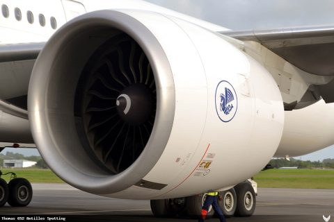 F-GSQX · Boeing 777-300ER, Pointe-à-Pitre – Maryse Condé