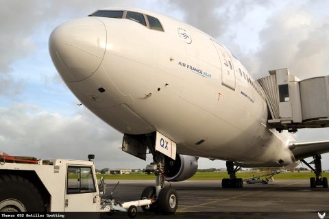 F-GSQX · Boeing 777-300ER, Pointe-à-Pitre – Maryse Condé