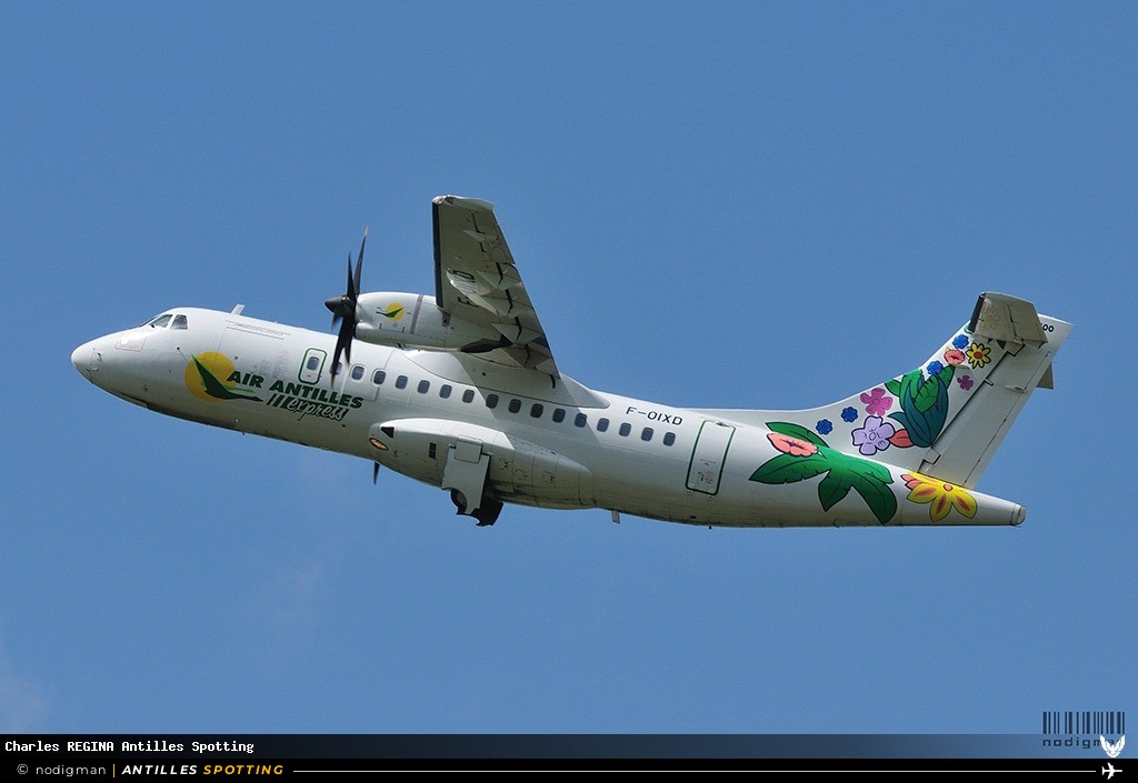 F-OIXD · ATR 42-500, Air Antilles Express, Martinique – Aimé Césaire