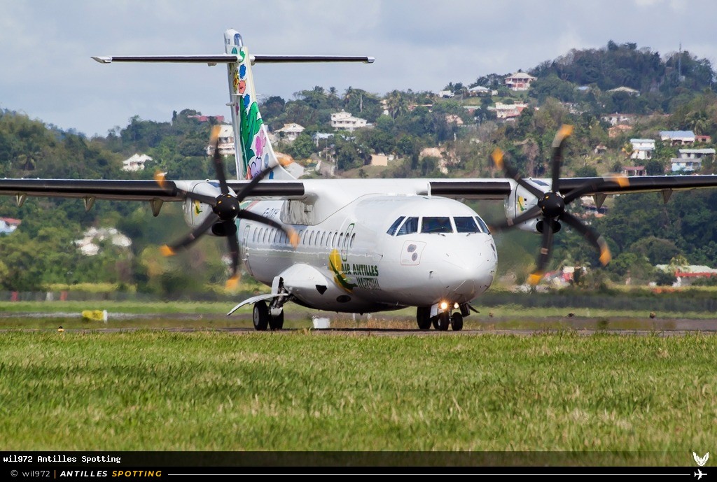 F-OIXH · ATR 42-500, Air Antilles Express, Martinique – Aimé Césaire