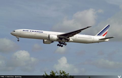 F-GSQX · Boeing 777-300ER, Martinique – Aimé Césaire