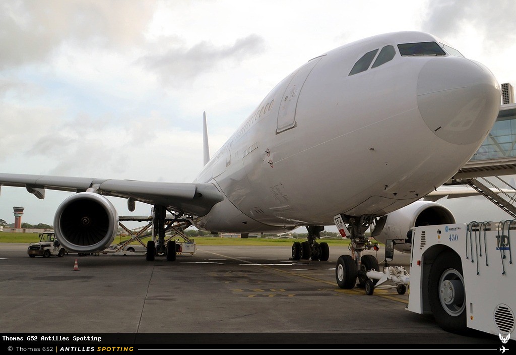 CS-TFZ · Airbus A330-200, Corsairfly - HiFly, Pointe-à-Pitre – Maryse Condé