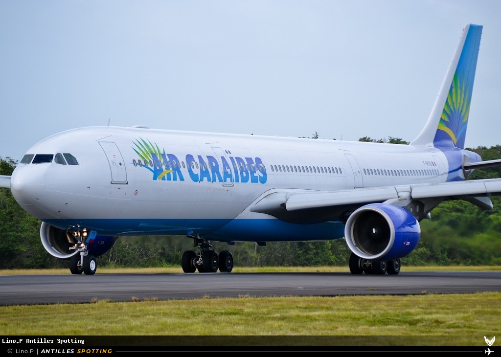 F-GOTO · Airbus A330-300, Air Caraïbes, Pointe-à-Pitre – Maryse Condé