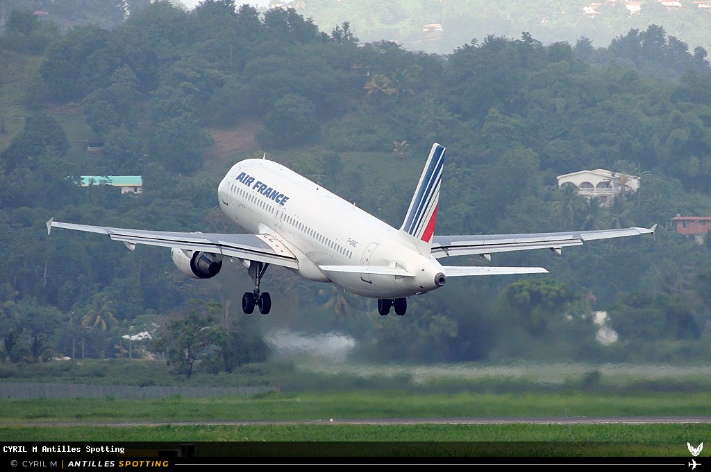 F-GKXC · Airbus A320, Air France, Martinique – Aimé Césaire