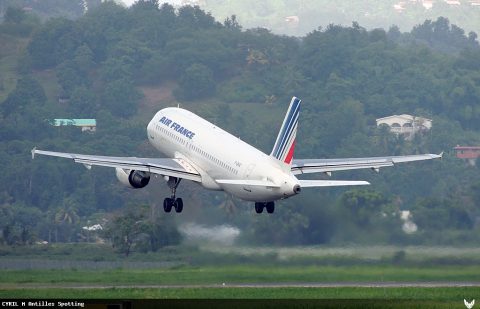 F-GKXC · Airbus A320, Martinique – Aimé Césaire