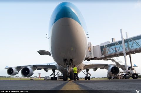 F-HSUN · Boeing 747-400, Pointe-à-Pitre – Maryse Condé