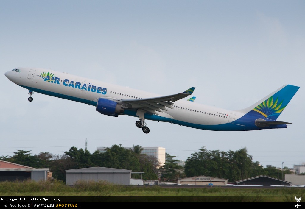 F-GOTO · Airbus A330-300, Air Caraïbes, Pointe-à-Pitre – Maryse Condé