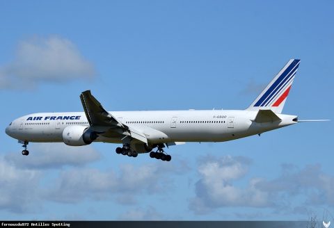 F-GSQO · Boeing 777-300ER, Martinique – Aimé Césaire