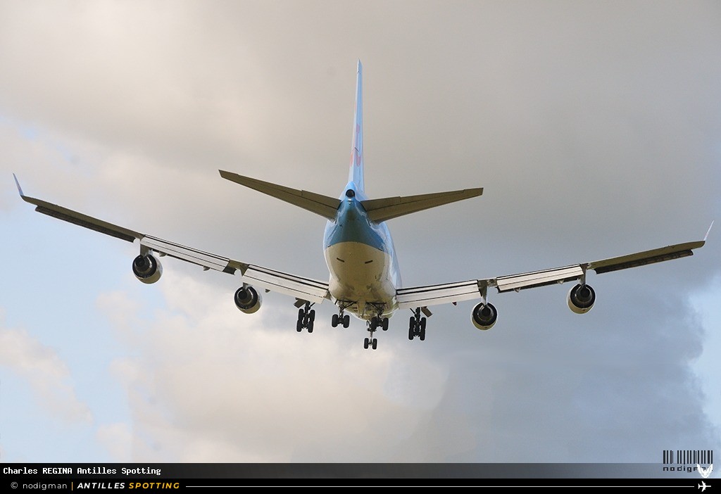 F-HSUN · Boeing 747-400, Corsairfly, Martinique – Aimé Césaire