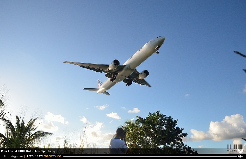 F-GSQT · Boeing 777-300ER, Air France, Martinique – Aimé Césaire