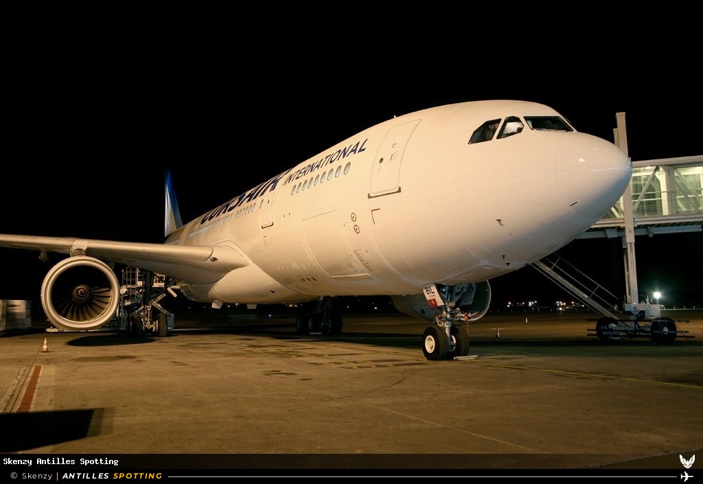 F-HBIL · Airbus A330-200, Corsair International, Pointe-à-Pitre – Maryse Condé