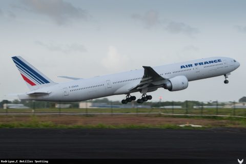 F-GSQX · Boeing 777-300ER, Pointe-à-Pitre – Maryse Condé