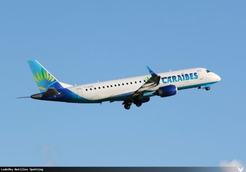 F-OSUD · Embraer E190, Pointe-à-Pitre – Maryse Condé