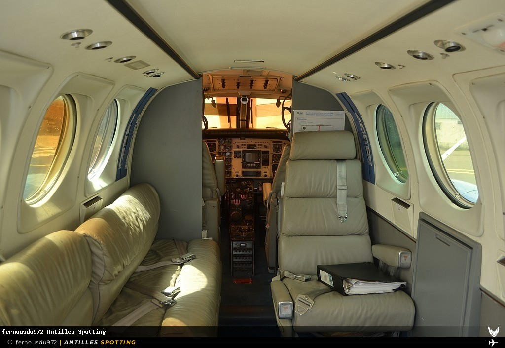 F-GBPZ · Beechcraft King Air 90, Aviation Defense Services - AVDEF, Martinique – Aimé Césaire