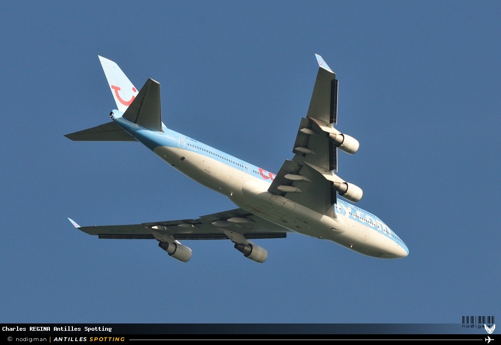 F-HKIS · Boeing 747-400, Corsairfly, Martinique – Aimé Césaire