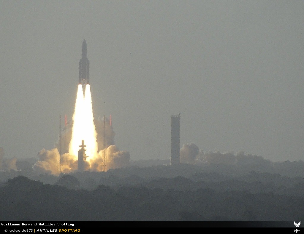 VA208 · Ariane 5 ECA, Arianespace, Kourou
