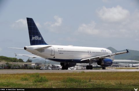 N663JB · Airbus A320, Sint Maarten – Princess Juliana