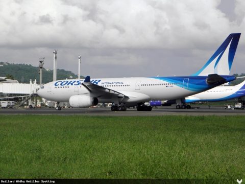F-HBIL · Airbus A330-200, Martinique – Aimé Césaire