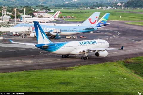 F-HBIL · Airbus A330-200, Martinique – Aimé Césaire