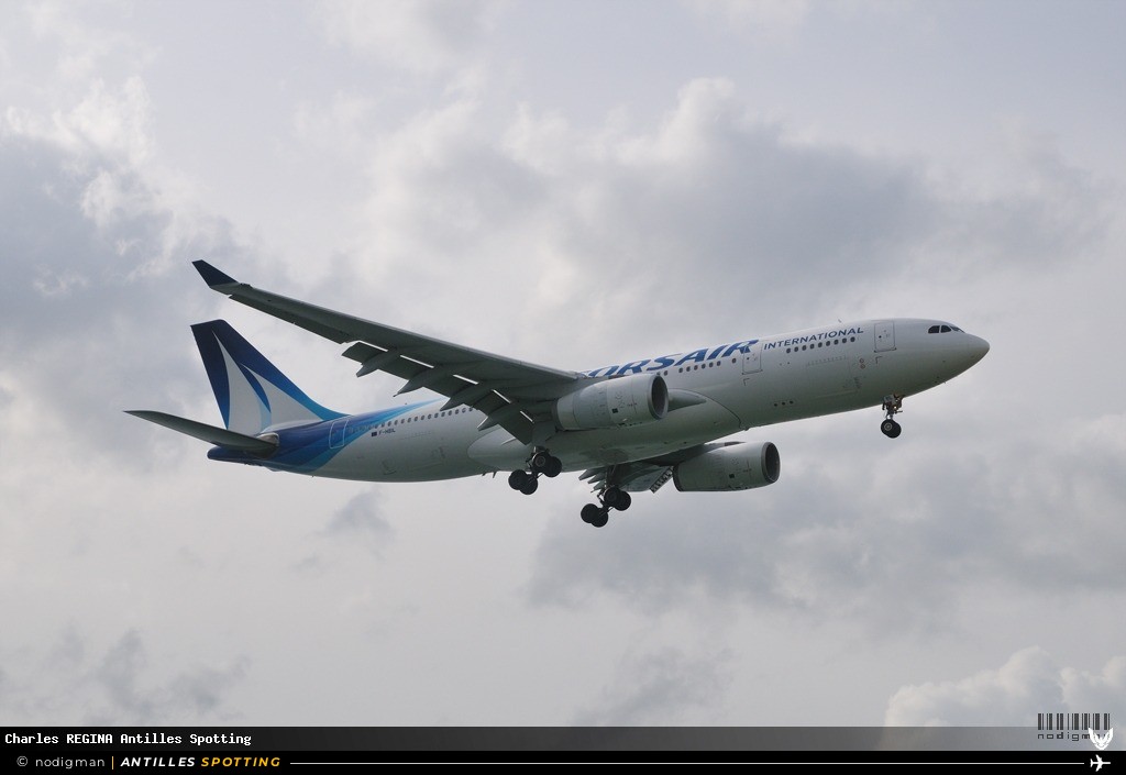 F-HBIL · Airbus A330-200, Corsair International, Martinique – Aimé Césaire