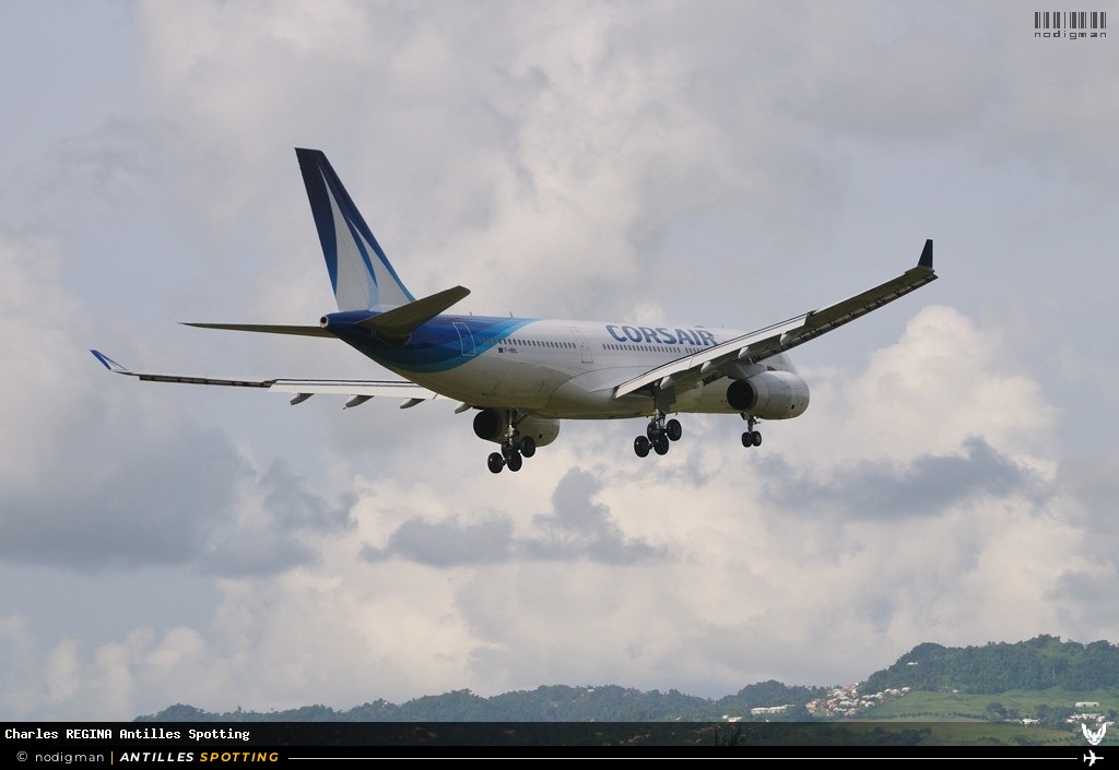 F-HBIL · Airbus A330-200, Corsair International, Martinique – Aimé Césaire
