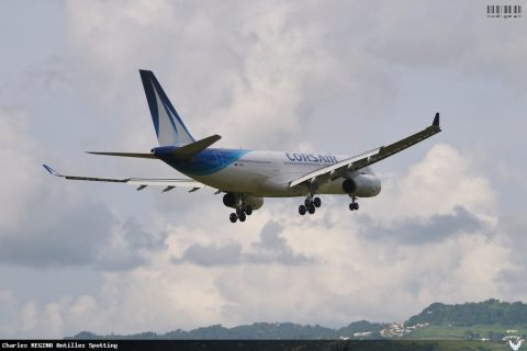 F-HBIL · Airbus A330-200, Martinique – Aimé Césaire
