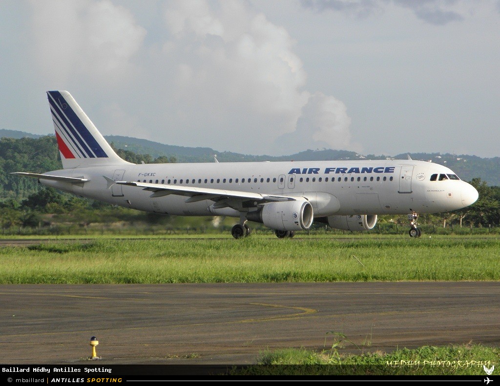F-GKXC · Airbus A320, Air France, Martinique – Aimé Césaire