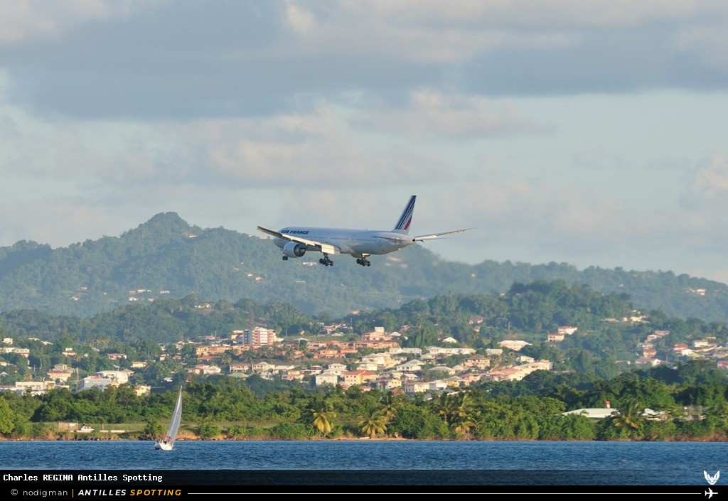 F-GSQX · Boeing 777-300ER, Air France, Martinique – Aimé Césaire
