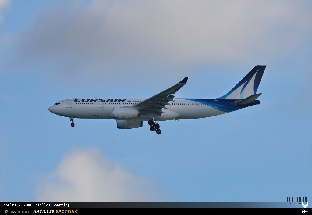 F-HCAT · Airbus A330-200, Corsair International, Martinique – Aimé Césaire