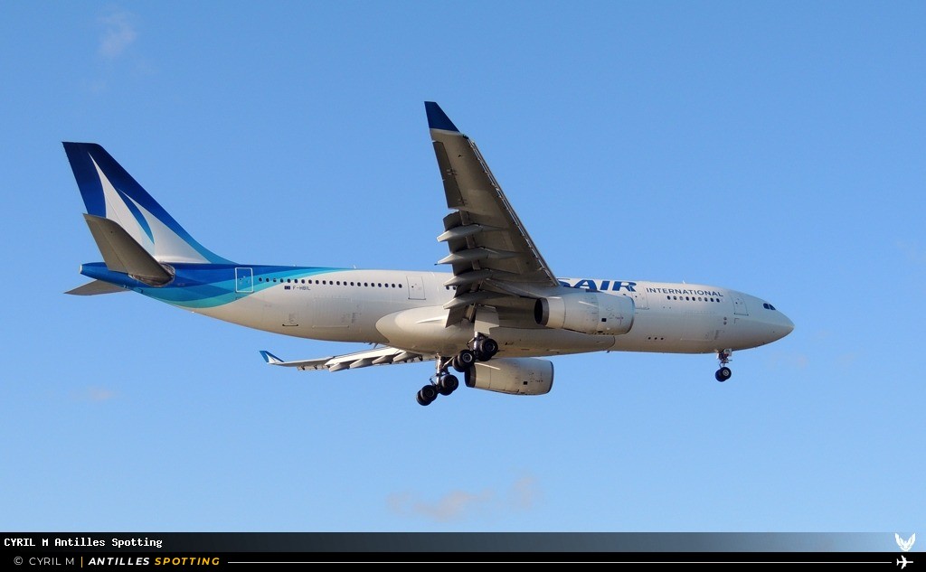F-HBIL · Airbus A330-200, Corsair International, Martinique – Aimé Césaire