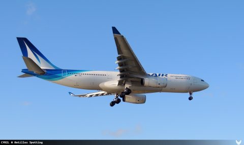 F-HBIL · Airbus A330-200, Martinique – Aimé Césaire