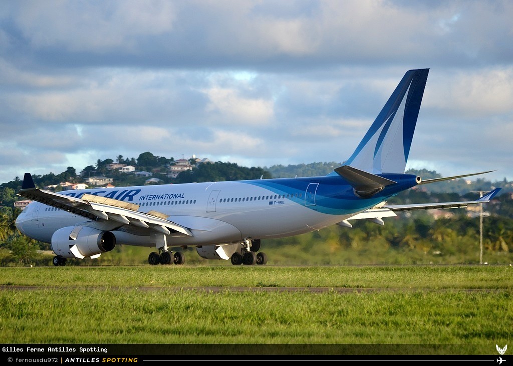 F-HBIL · Airbus A330-200, Corsair International, Martinique – Aimé Césaire