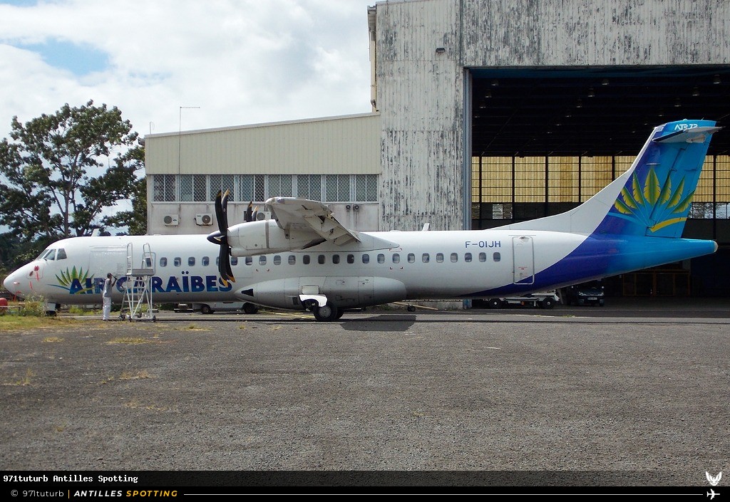 F-OIJH · ATR 72-500, Air Caraïbes, Pointe-à-Pitre – Maryse Condé