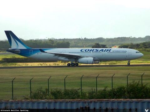 F-HSKY · Airbus A330-300, Pointe-à-Pitre – Maryse Condé