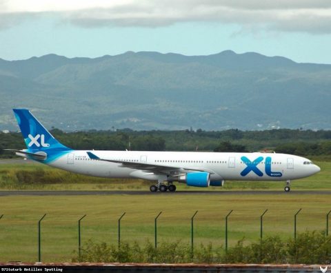 F-HXLF · Airbus A330-300, Pointe-à-Pitre – Maryse Condé