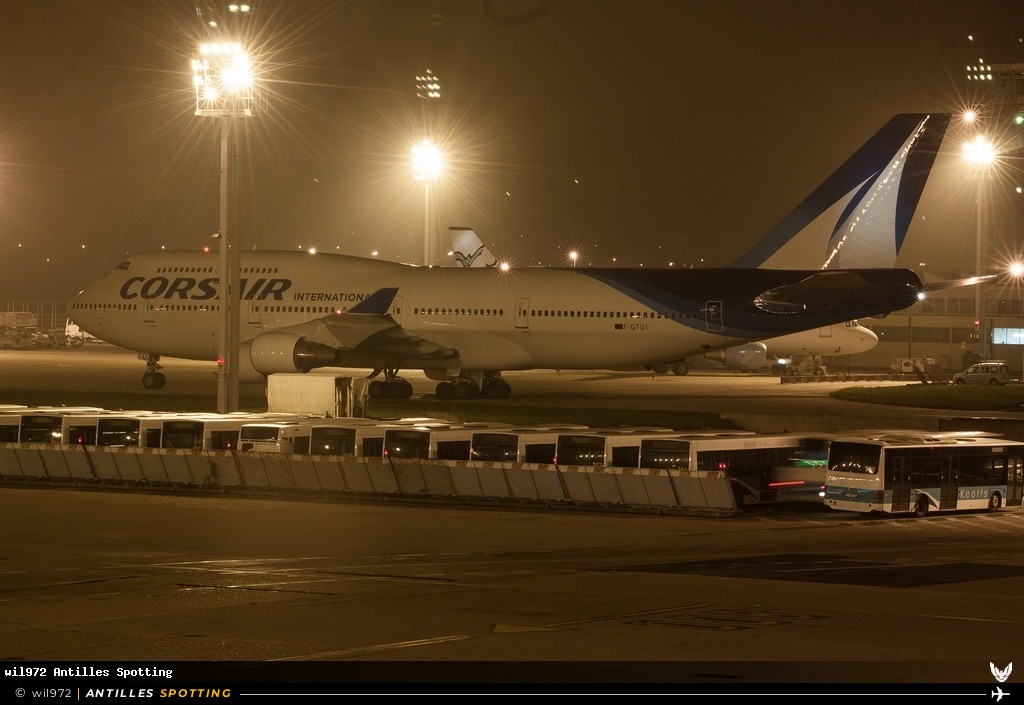 F-GTUI · Boeing 747-400, Corsair International, Paris-Orly
