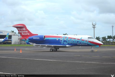 N991GS · Bombardier Challenger 300 / 350, Martinique – Aimé Césaire