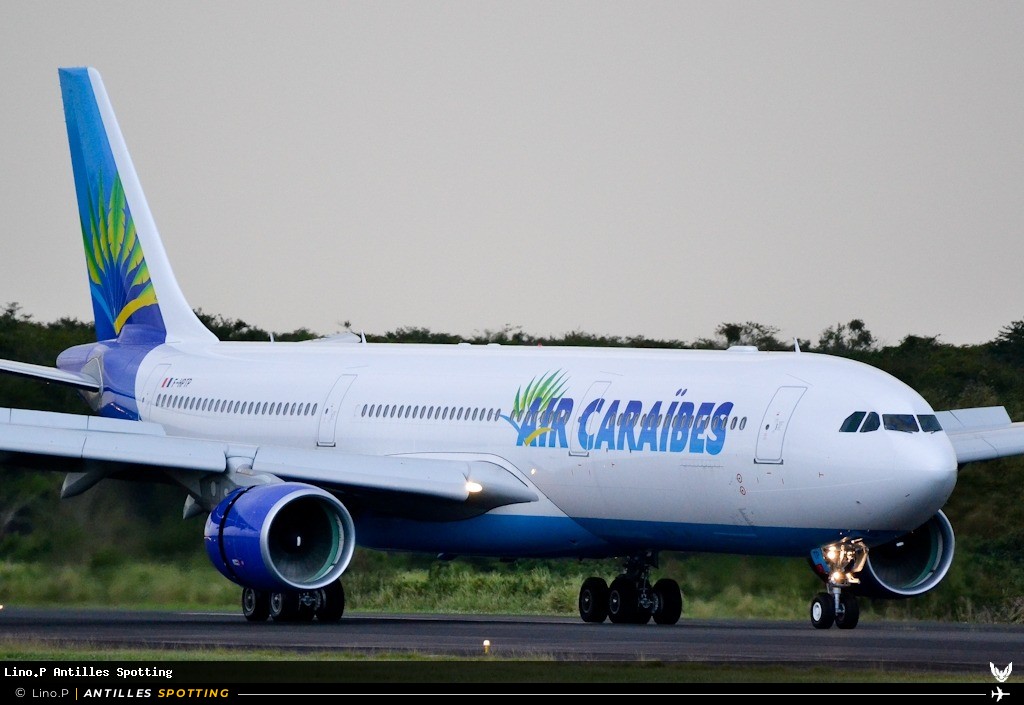 F-HPTP · Airbus A330-300, Air Caraïbes, Pointe-à-Pitre – Maryse Condé