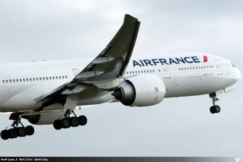 F-GZNF · Boeing 777-300ER, Pointe-à-Pitre – Maryse Condé
