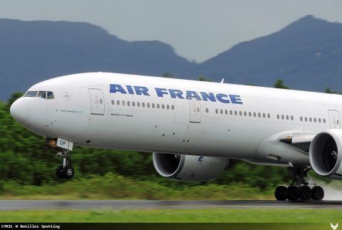 F-GSQP · Boeing 777-300ER, Martinique – Aimé Césaire