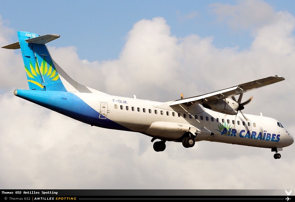 F-OIJK · ATR 72-500, Air Caraïbes, Pointe-à-Pitre – Maryse Condé
