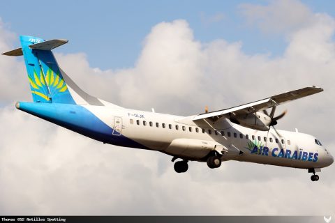 F-OIJK · ATR 72-500, Pointe-à-Pitre – Maryse Condé
