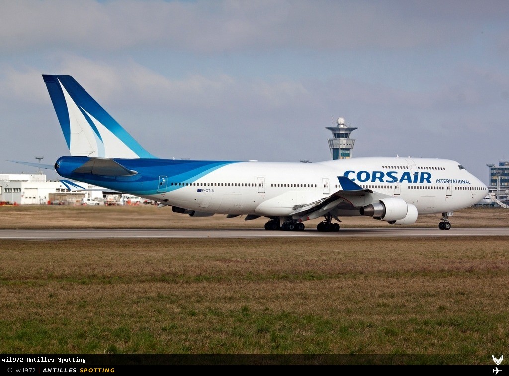 F-GTUI · Boeing 747-400, Corsair International, Paris-Orly