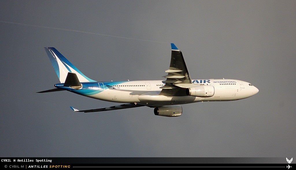 F-HBIL · Airbus A330-200, Corsair International, Martinique – Aimé Césaire