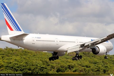F-GSQT · Boeing 777-300ER, Pointe-à-Pitre – Maryse Condé