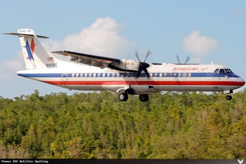 N410AT · ATR 72-200, Pointe-à-Pitre – Maryse Condé