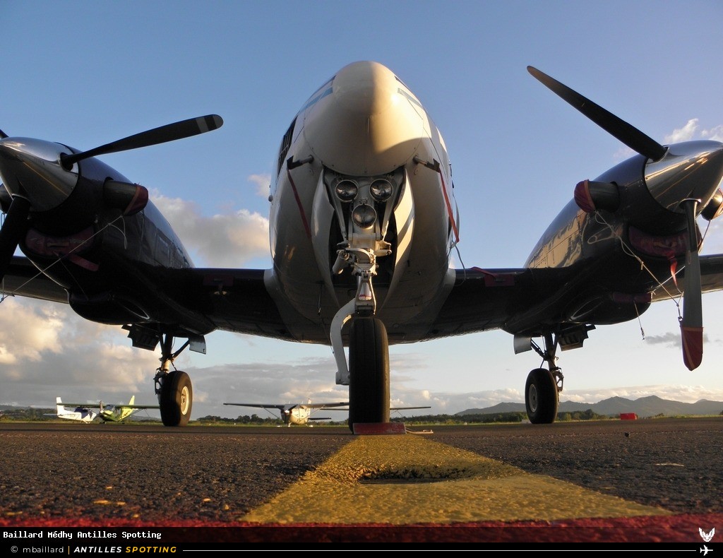 F-GBPZ · Beechcraft King Air 90, TC Air, Martinique – Aimé Césaire