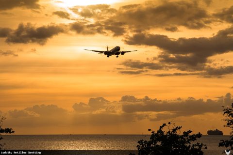 F-GSQR · Boeing 777-300ER, Martinique – Aimé Césaire