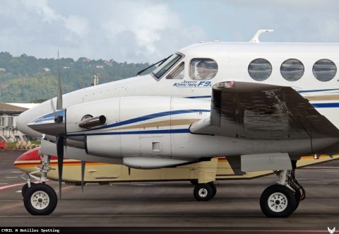 YV2343 · Beechcraft King Air 90, Martinique – Aimé Césaire